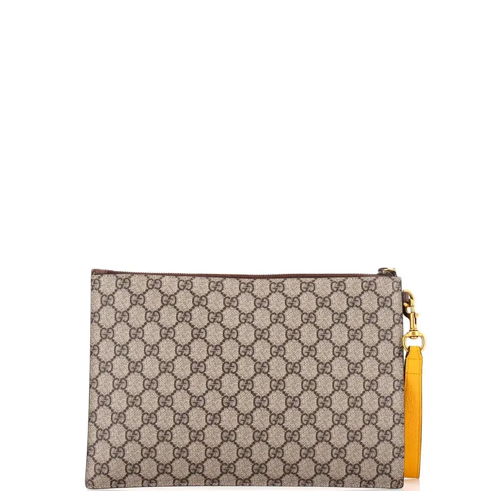 Gucci Neo Vintage Wristlet Pouch Gg #227529G99B - Picture 3 of 6
